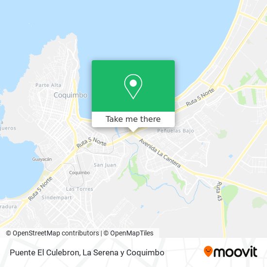 Puente El Culebron map