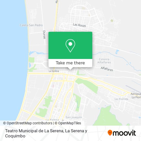 Teatro Municipal de La Serena map