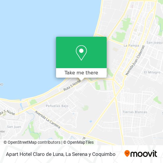 Apart Hotel Claro de Luna map