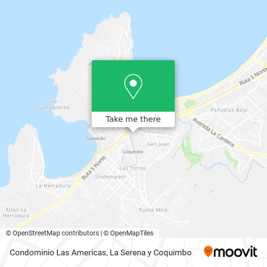 Mapa de Condominio Las Americas