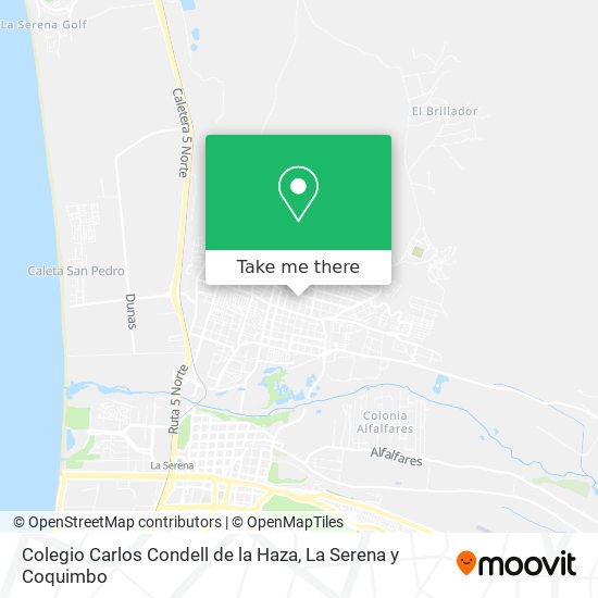 Colegio Carlos Condell de la Haza map