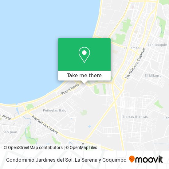 Condominio Jardines del Sol map