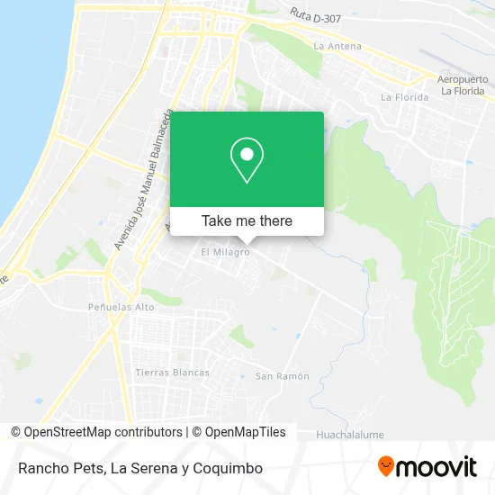 Rancho Pets map