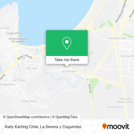 Rally Karting Chile map