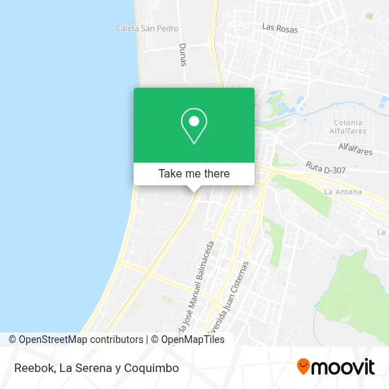 Reebok map