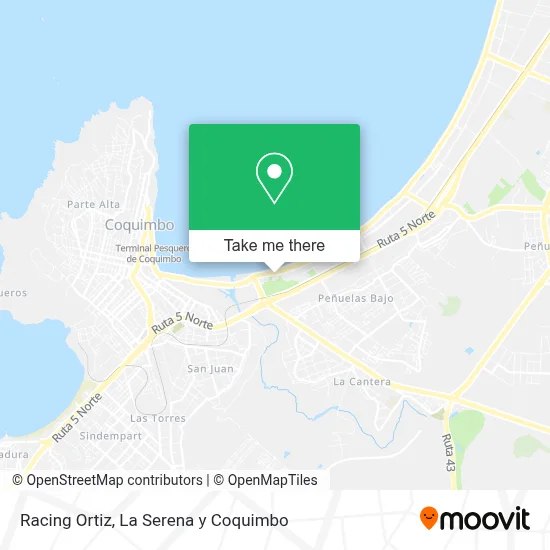 Racing Ortiz map
