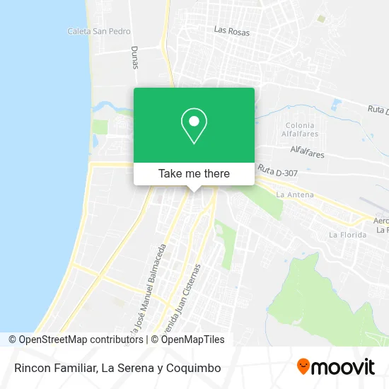 Rincon Familiar map