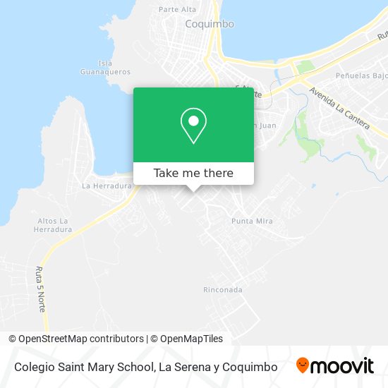 Mapa de Colegio Saint Mary School