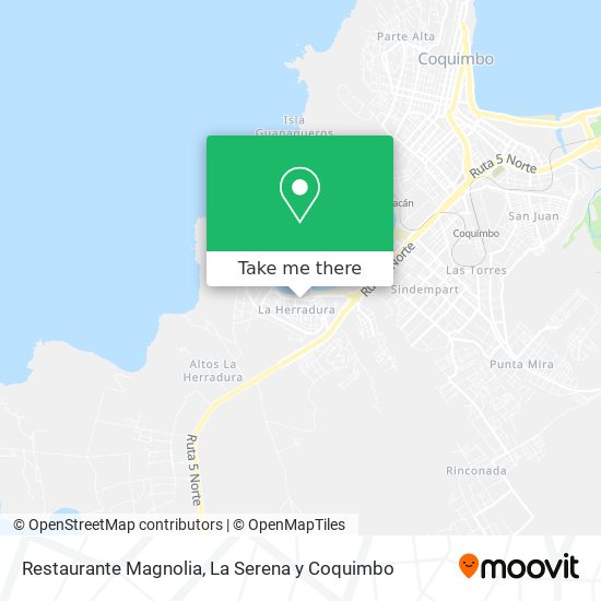 Mapa de Restaurante Magnolia