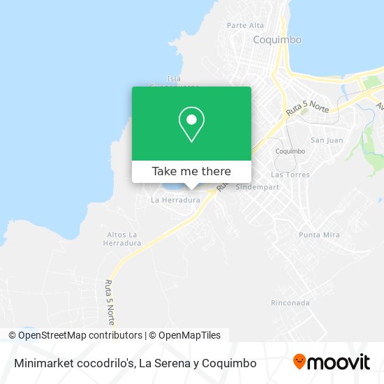 Minimarket cocodrilo's map