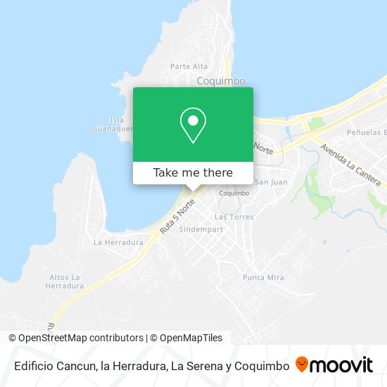Edificio Cancun, la Herradura map