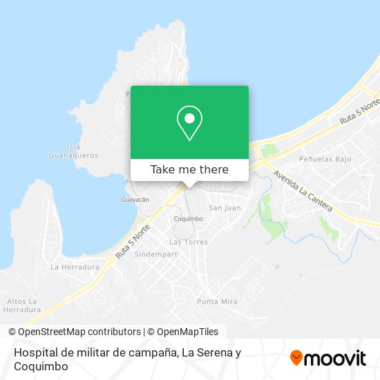 Hospital de militar de campaña map