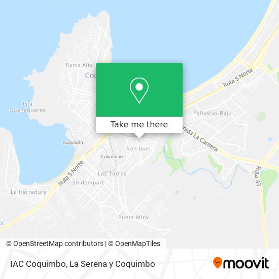 IAC Coquimbo map
