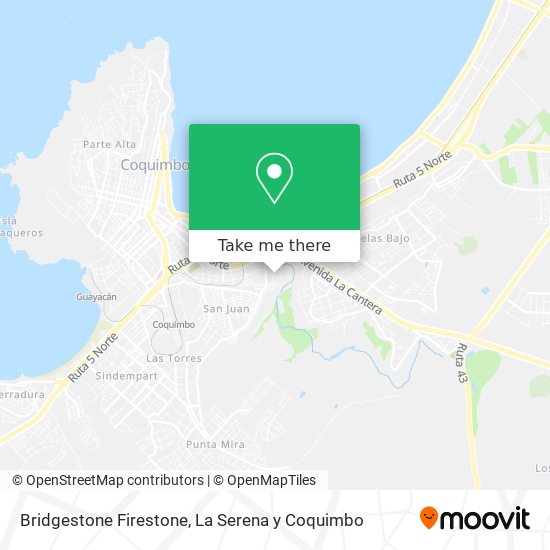 Mapa de Bridgestone Firestone