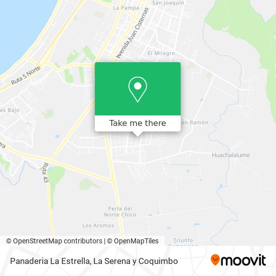 Mapa de Panaderia La Estrella