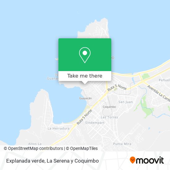Explanada verde map