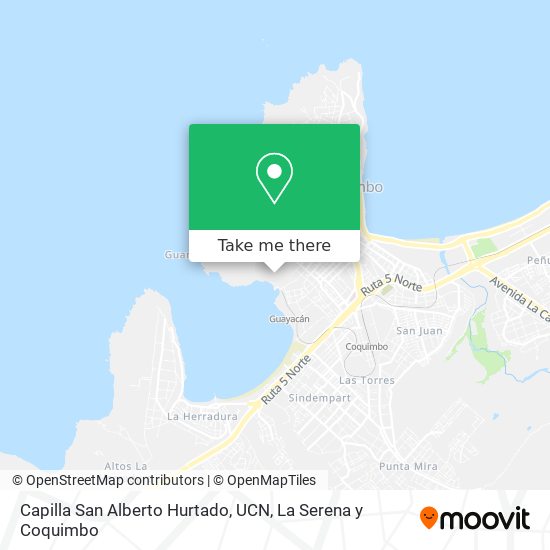 Capilla San Alberto Hurtado, UCN map