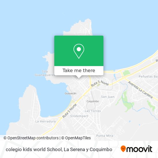 Mapa de colegio kids world School