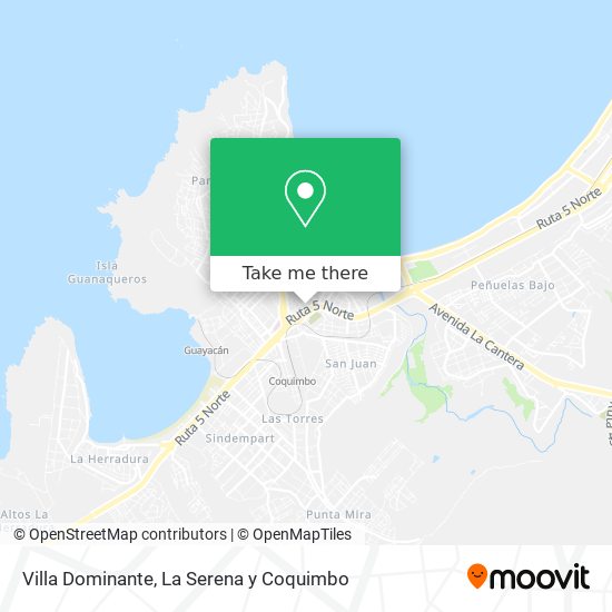 Villa Dominante map