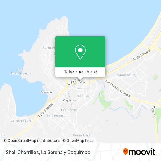 Shell Chorrillos map