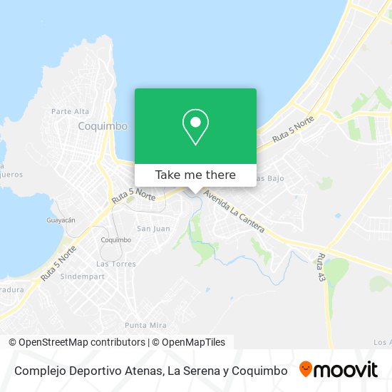 Mapa de Complejo Deportivo Atenas