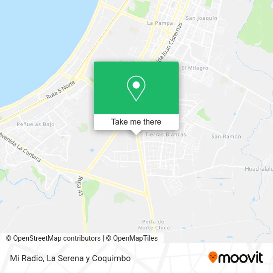 Mi Radio map