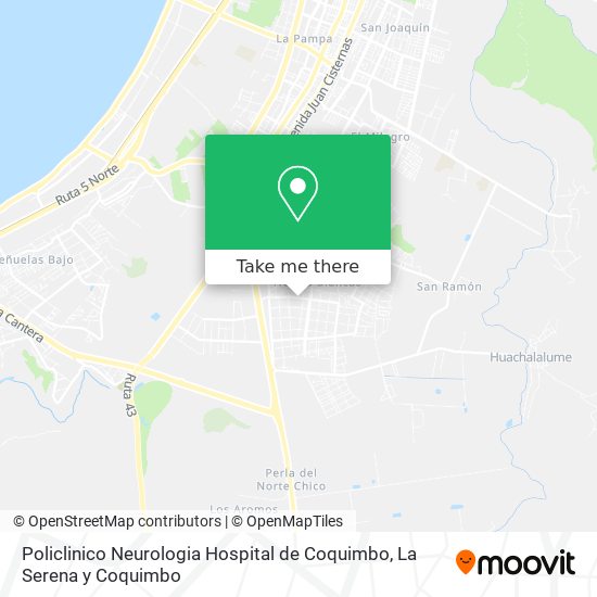 Policlinico Neurologia Hospital de Coquimbo map