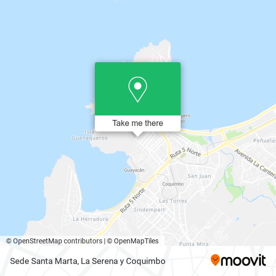 Sede Santa Marta map