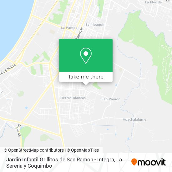 Jardin Infantil Grillitos de San Ramon - Integra map