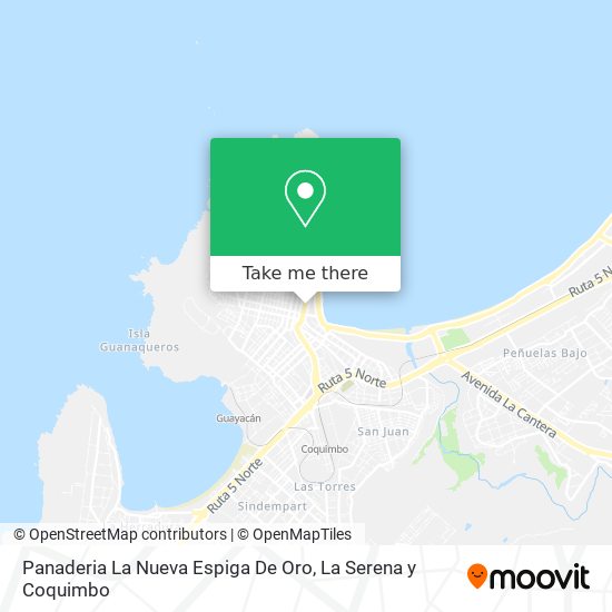 Mapa de Panaderia La Nueva Espiga De Oro