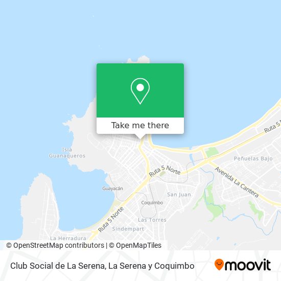Club Social de La Serena map