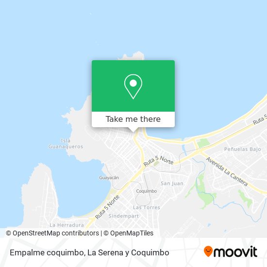 Empalme coquimbo map