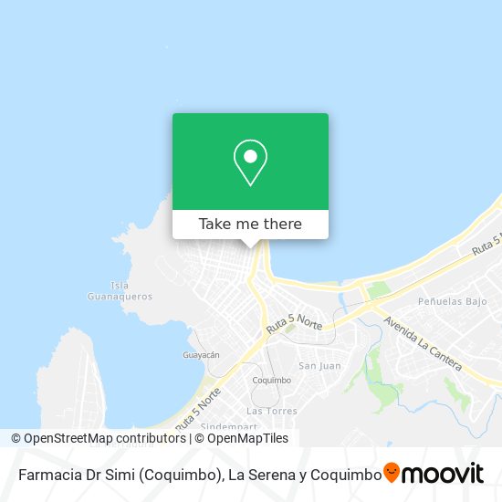 Farmacia Dr Simi (Coquimbo) map