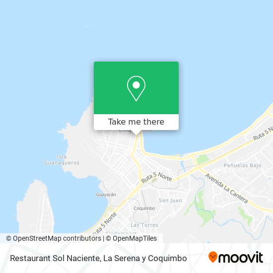 Restaurant Sol Naciente map