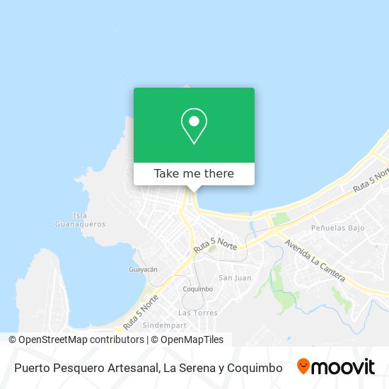 Puerto Pesquero Artesanal map