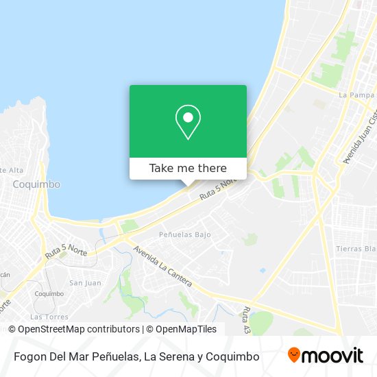 Fogon Del Mar Peñuelas map