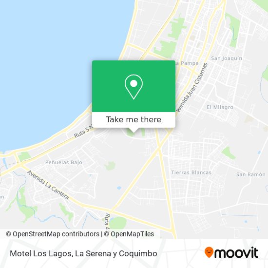 Mapa de Motel Los Lagos