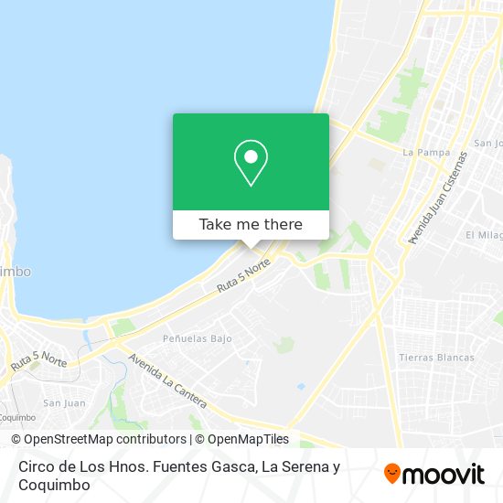 Mapa de Circo de Los Hnos. Fuentes Gasca