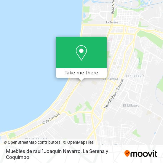 Muebles de raulí Joaquín Navarro map