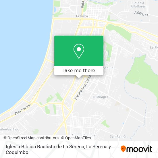 Iglesia Bíblica Bautista de La Serena map