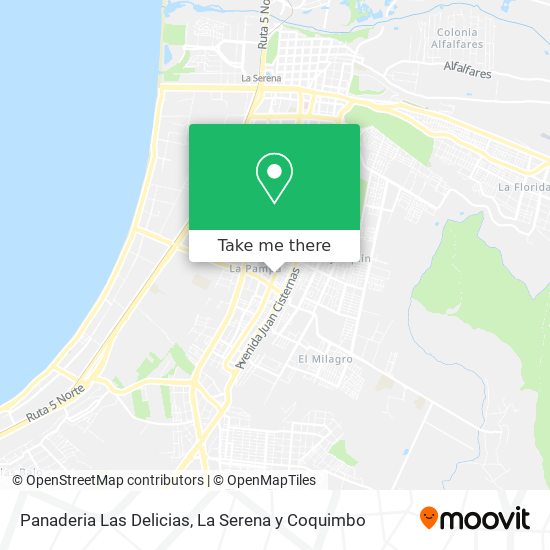 Panaderia Las Delicias map