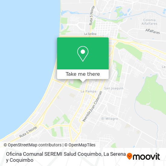 Oficina Comunal SEREMI Salud Coquimbo map