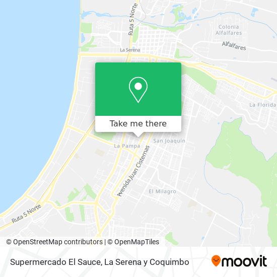 Supermercado El Sauce map