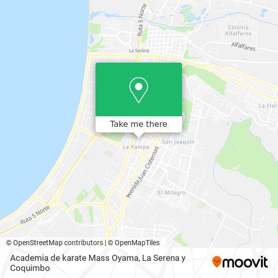 Academia de karate Mass Oyama map