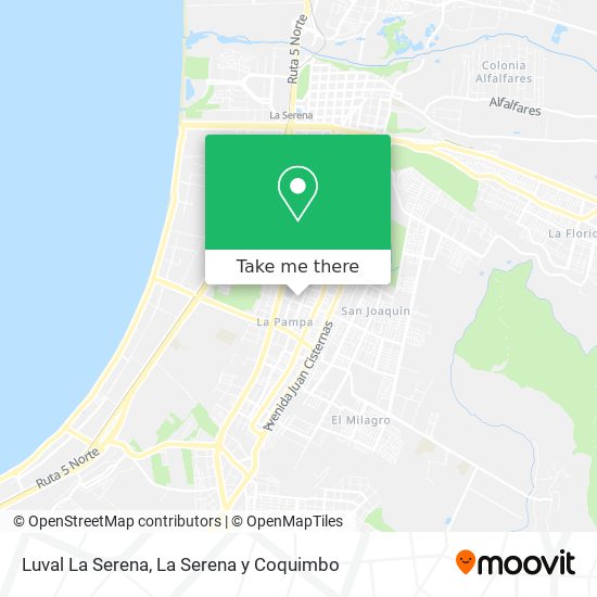 Mapa de Luval La Serena