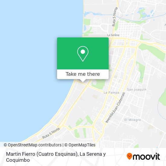Mapa de Martin Fierro (Cuatro Esquinas)