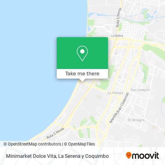 Mapa de Minimarket Dolce Vita