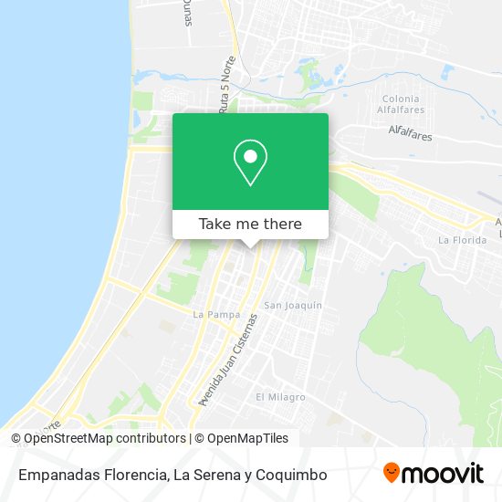 Empanadas Florencia map