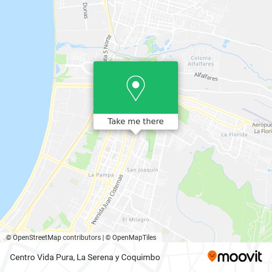 Mapa de Centro Vida Pura