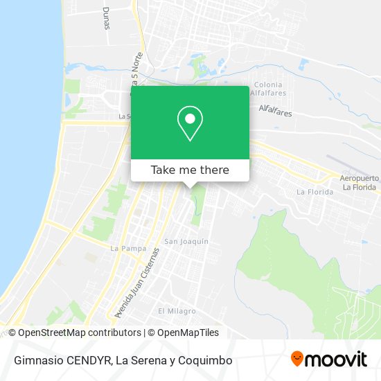 Mapa de Gimnasio CENDYR